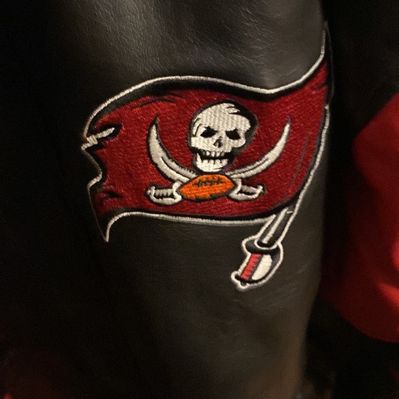 NFL game day Flax leather Tampa Bay Buccaneers jacket - Picture 3 of 10